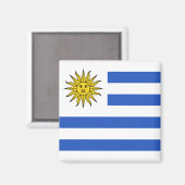 Uruguay-vlag Magnet Magneet (Voorkant / Achterkant)