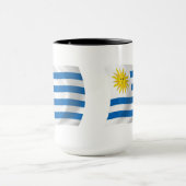 Uruguay Vlag Mok (Midden)