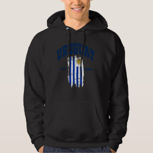 Uruguay Vlag Patriottische roots Trots Throwback U Hoodie
