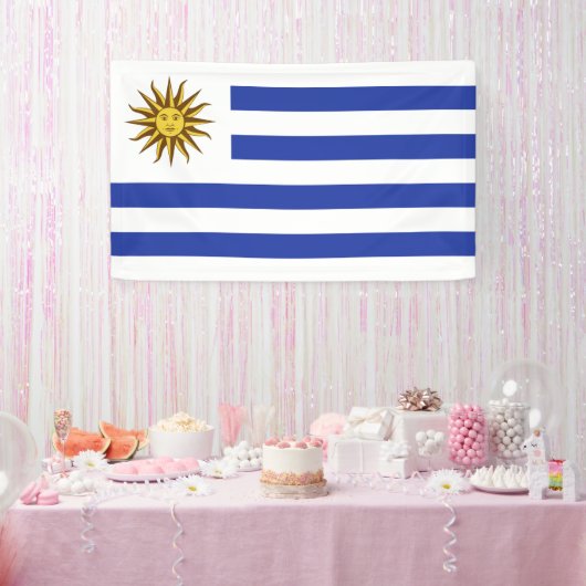 Uruguay-vlag Spandoek (Feest)