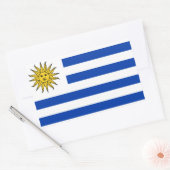 Uruguay* Vlag Sticker (Envelop)