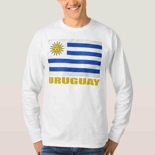 Uruguay-vlag T-shirt (Voorkant)