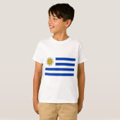 Uruguay-vlag T-shirt (Voorkant volledig)