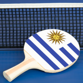 Uruguay-vlag Tafeltennisbatje