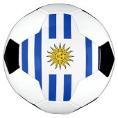uruguay vlag voetbal (Gedraaid)