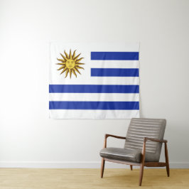 Uruguay-vlag Wandkleed