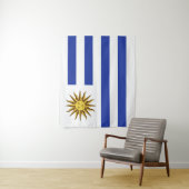 Uruguay-vlag Wandkleed (In situ)