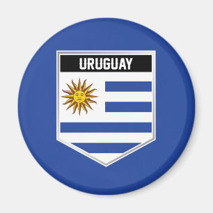 Uruguay-vlaggenschild Magneet