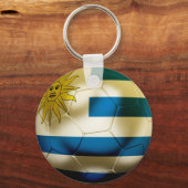 Uruguay-wereld Sleutelhanger (Voorkant)