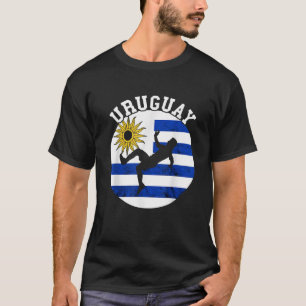 Uruguayaans Voetbal Uruguayaanse vlag Uruguayaanse T-shirt