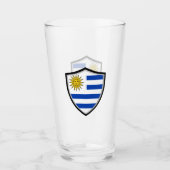 Uruguayaanse vlag glas (Voorkant)