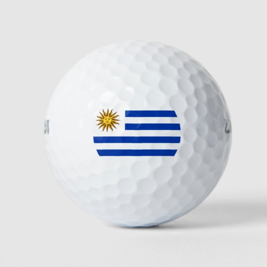 Uruguayaanse vlag golfballen (Voorkant)