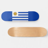 Uruguayaanse vlag skateboard (Horizontaal)