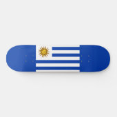 Uruguayaanse vlag skateboard (Horizontaal)