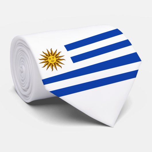 Uruguayaanse vlag stropdas (Opgerold)