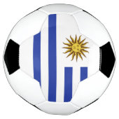 Uruguayaanse vlag voetbal (Gedraaid)