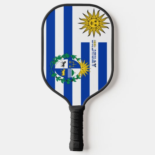 Uruguayaanse wapenschild pickleball paddle (Achterkant)