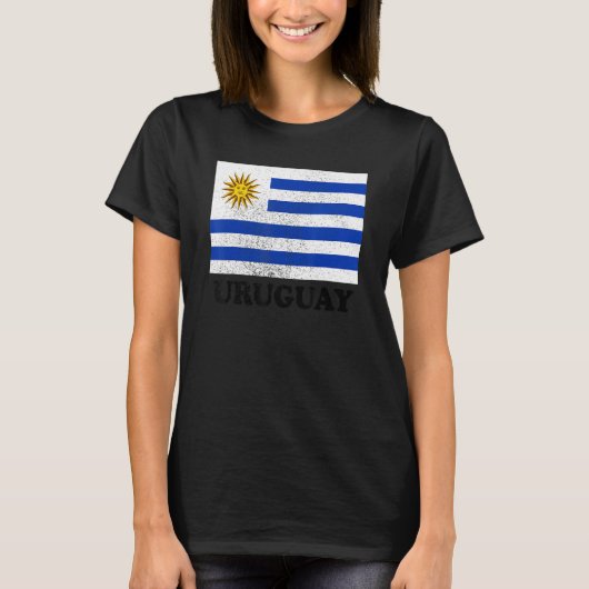 Uruguayan Uruguay Flag Pride Uruguayan Flag T-shirt (Voorkant)