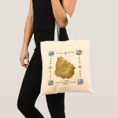 Uruguaykaart + lagenzak tote bag (Voorkant (product))