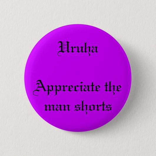 Uruha Ronde Button 5,7 Cm (Voorkant)