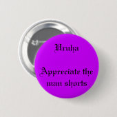 Uruha Ronde Button 5,7 Cm (Voorkant /achterkant)