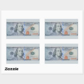 US $100 Star Note LG03429475 Rechthoekige Sticker (Vel)