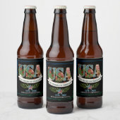 US 250 Aurora Black Beer Bottle Label Bier Etiket (Flessen)
