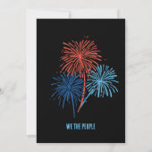 US 250 jaar Jubileum Fun Waterverf Kaart (Achterkant)