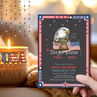 US 250-jarig jubileum Adelaar & Bel Illustratie Kaart