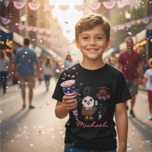 US 250 th Birthday - T-shirt du mignon garçon Eagl