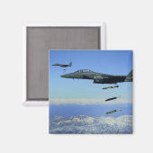 US Air Force F-15E Strike Eagle vliegtuig Magneet (Voorkant / Achterkant)