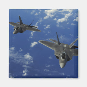 US Air Force F-22 Raptors in vlucht bij Guam Magneet