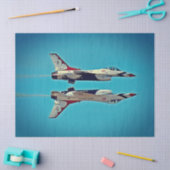 US Air Force Jet Airplanes Thunderbird F16 USAF  Tissuepapier (Craft)