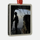 US Air Force Load kapitein Metalen Ornament (Rechts)