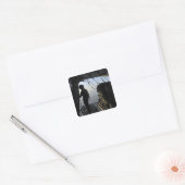 US Air Force Load kapitein Vierkante Sticker (Envelop)