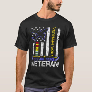 US Air Force Vietnam Veteraan Amerikaanse veteraan T-shirt