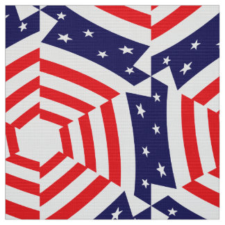 US America Flag Stars and Stripe Stof