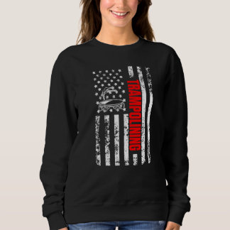 US American Flag Gymnastics Sports Patriotic Tramp Trui