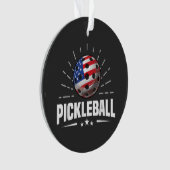US American Flag Pickleball Player (devant)