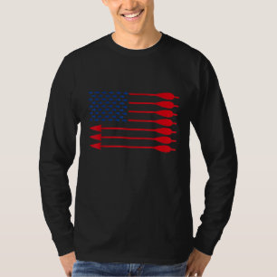 Us Amerikaanse Vlag Boogschutter Pijlen Jacht Vade T-shirt