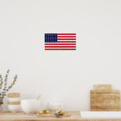 US - Amerikaanse vlag Pop Art Poster Print (Keuken)