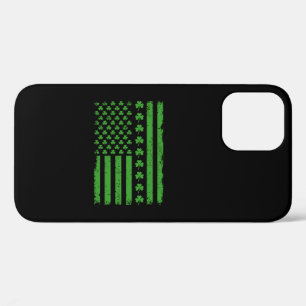 US Amerikaanse Vlag Shamrocks St Patricks dag iPhone 12 Hoesje