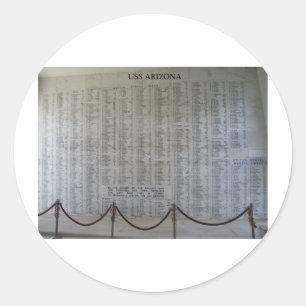 US Arizona Plaque Ronde Sticker