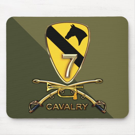 US.Army 7th Cavalry Regiment Muismat (Voorkant)