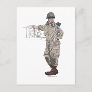 US Army 82nd Airborne (WW2) Briefkaart