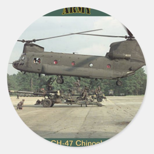US Army CH-47 Chinook Sticker (Voorkant)