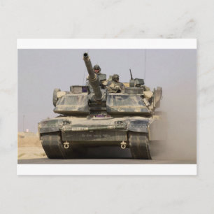US_Army_M1A1_Abrams_main_Bat_tank Briefkaart