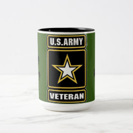 US Army Veteran Cup Tweekleurige Koffiemok