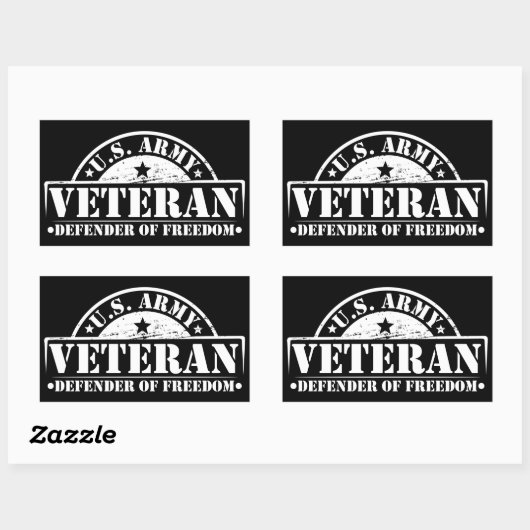 US Army Veteran Sticker | Military Pride Decal (Vel)