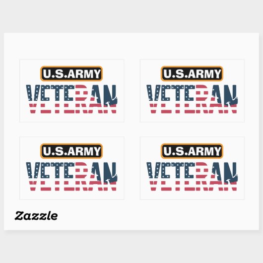 US Army Veteran Sticker | Military Pride Decal (Vel)